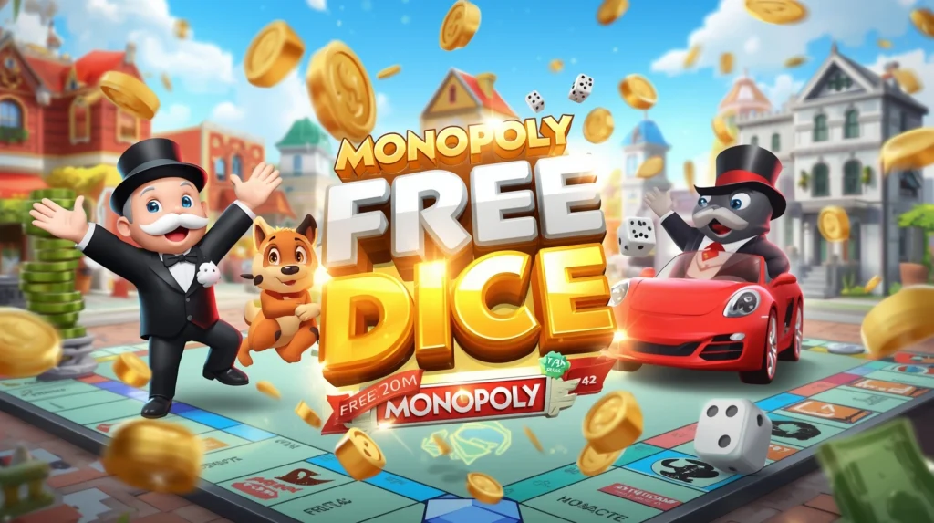 Collect Free Dice Rolls for Monopoly Go 2025 – Daily Gifts & Bonuses