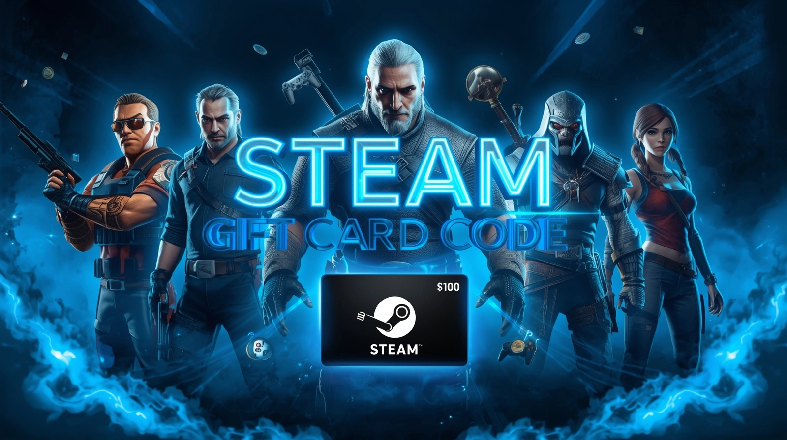 Free Steam Gift Card Codes 2025 – 100% Working & Updated Daily